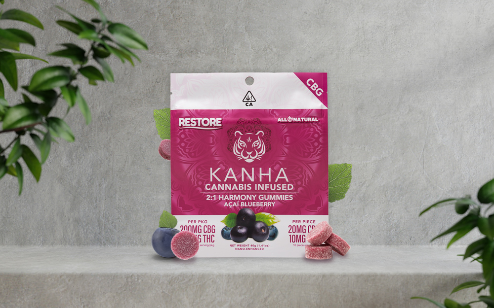 Kanha gummies product photography